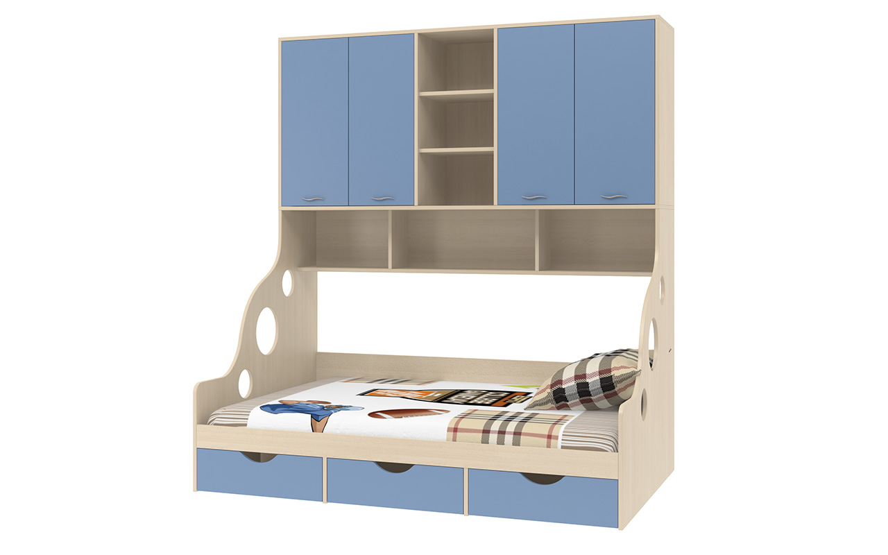 детская кровать Формула Мебели Дельта-21.11 1 Формула Мебели Дельта-21.11